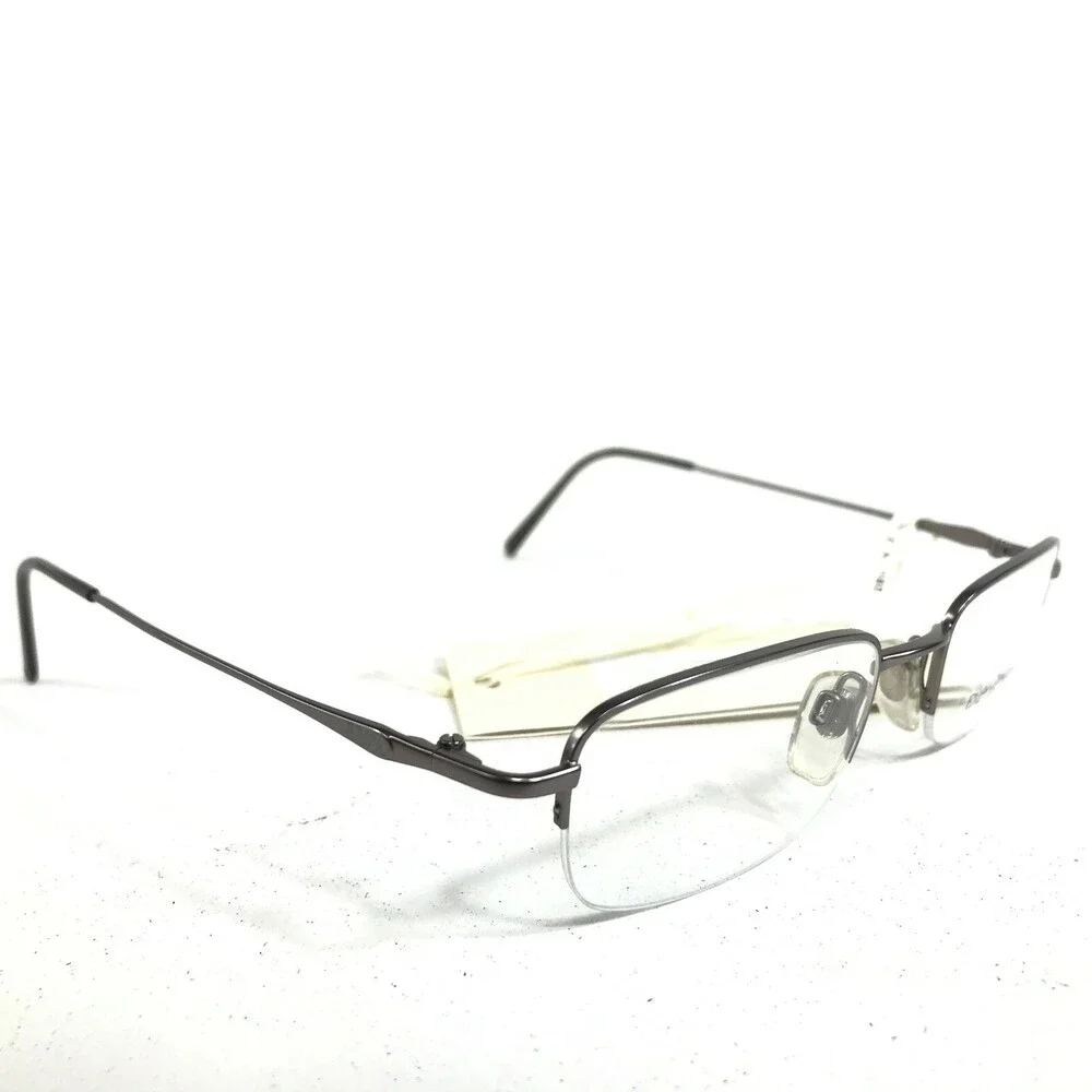 Emporio Armani Eyeglasses Frames 137 1214 Purple Rectangular Half Rim 48-19-135